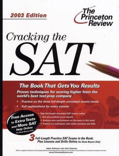 Cracking the SAT, 2003 Edition (College Test Prep)