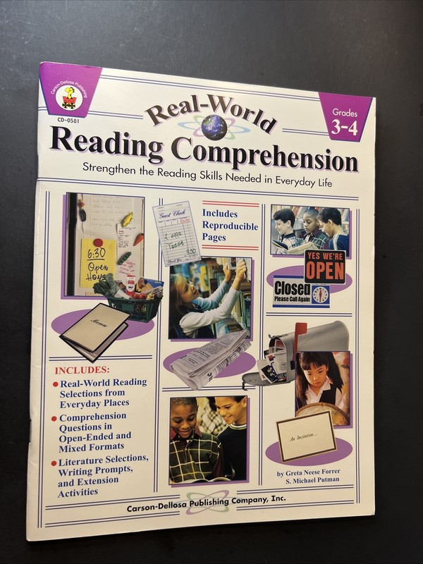 Real-World Reading Comprehension Ser.: Real World Reading Comprehension 3-4…