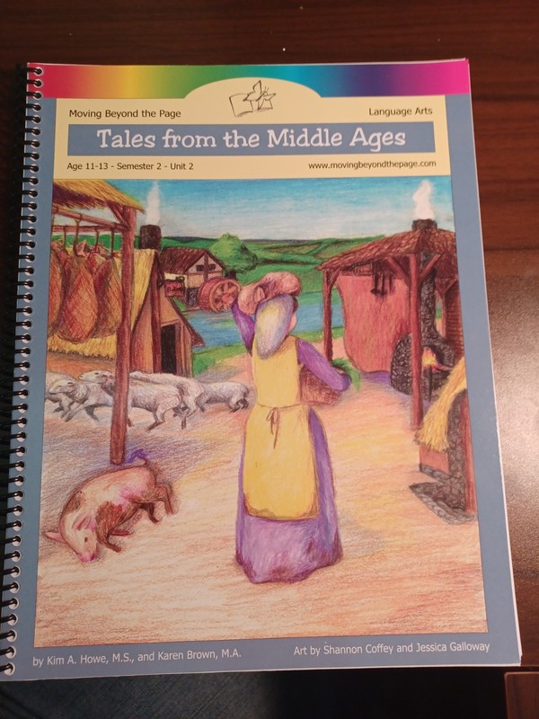 NEW Moving Beyond Page 11-13 Language Arts Tales from Middle Ages