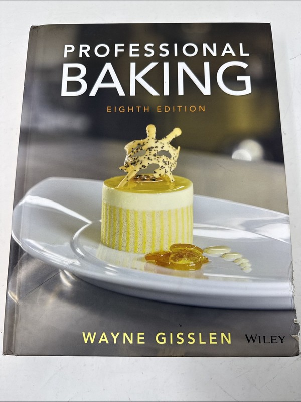 Professional Baking, 8th Ed. by W. Gisslen -Unused W/ Cover Damage *Code Unused