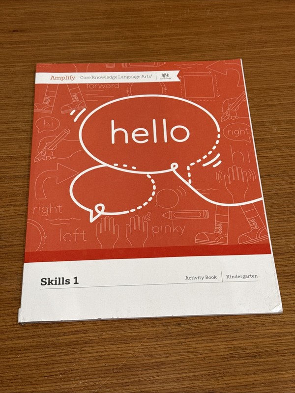Amplify Core Knowledge Language Arts Skills 1 Kindergarten Activity Book Unused