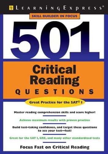 501 Critical Reading Questions by Learningexpress LLC: Used