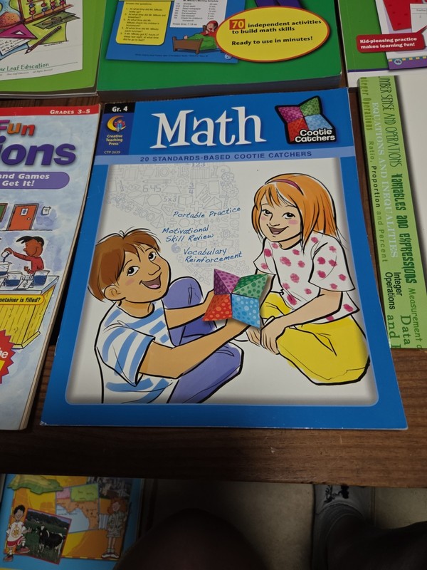 Assorted Math Activity Books, Set Of 6 (Plus A Language Arts Bonus!) gallery