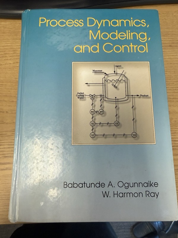 Process Dynamics, Modeling &Control by Babatunde Ogunnaike & W. H. Ray – HC