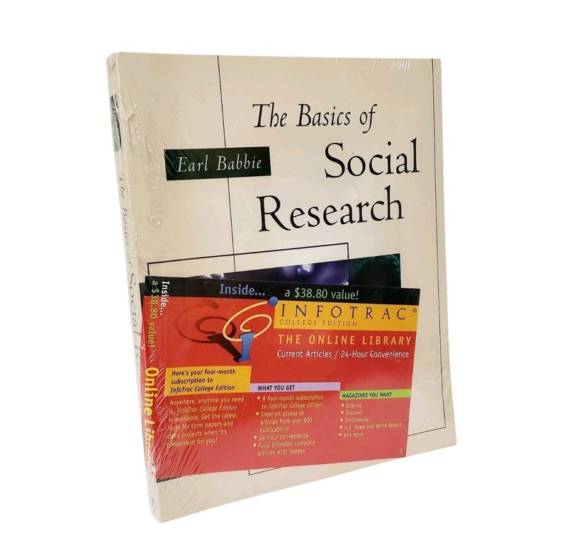 The Basics of Social Research by Earl R. Babbie 1998 Paperback 1st Edition New