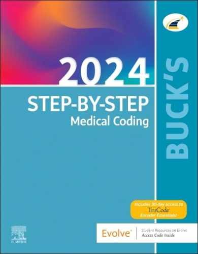 Buck’s Step-by-Step Medical Coding, 2024 – Paperback, by Elsevier – Very Good o