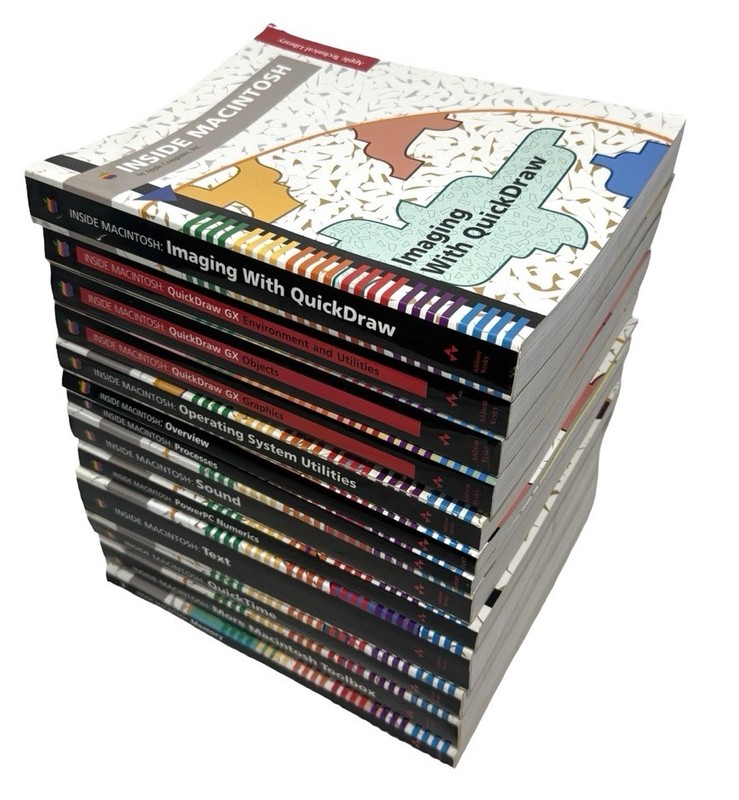 Apple Technical Library Inside Macintosh Imaging QuickDraw Addison Wesley Set 13