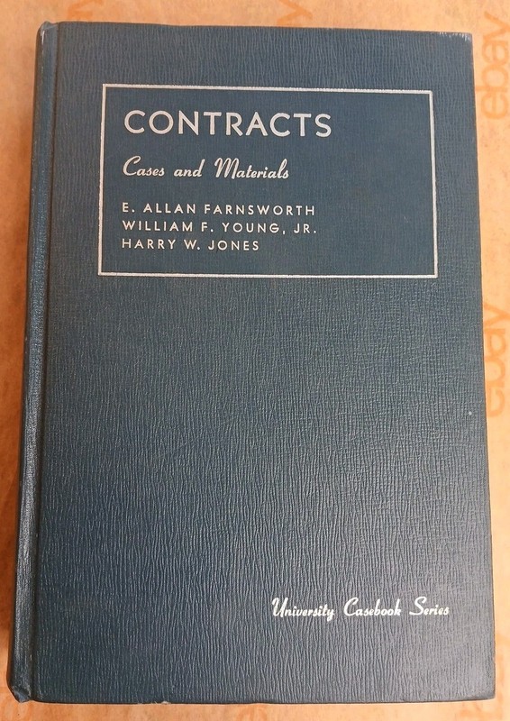 Contracts Cases & Materials Second Edition University Casebook Series 1972 HC