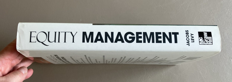 Equity Management: Quantitative Analysis for Stock Selection, HC/DJ SIGNED gallery