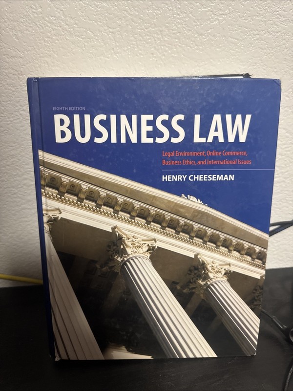 Business Law by Henry R. Cheeseman (2012, Hardcover)