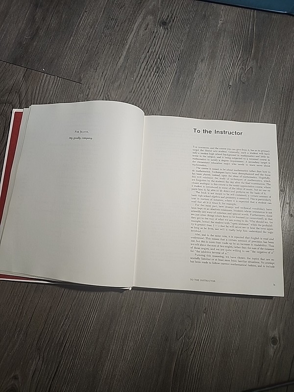 Mathematics An Appreciation Michael Bernkopf Hardcover 1975 gallery