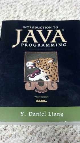 Introduction to Java Programming, – Paperback, by Liang Y. Daniel – Very Good c