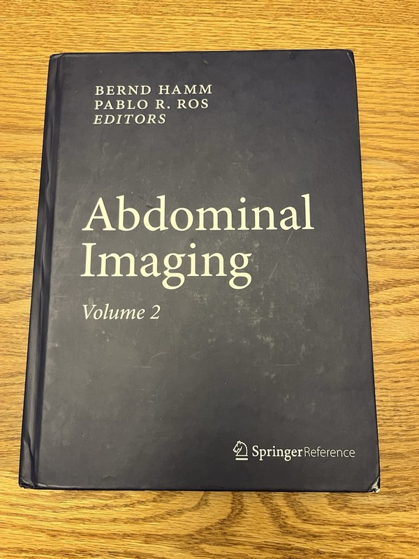 Abdominal Imaging by Pablo R. Ros (2013, Hardcover) ONLY Volume 2 – Not Set