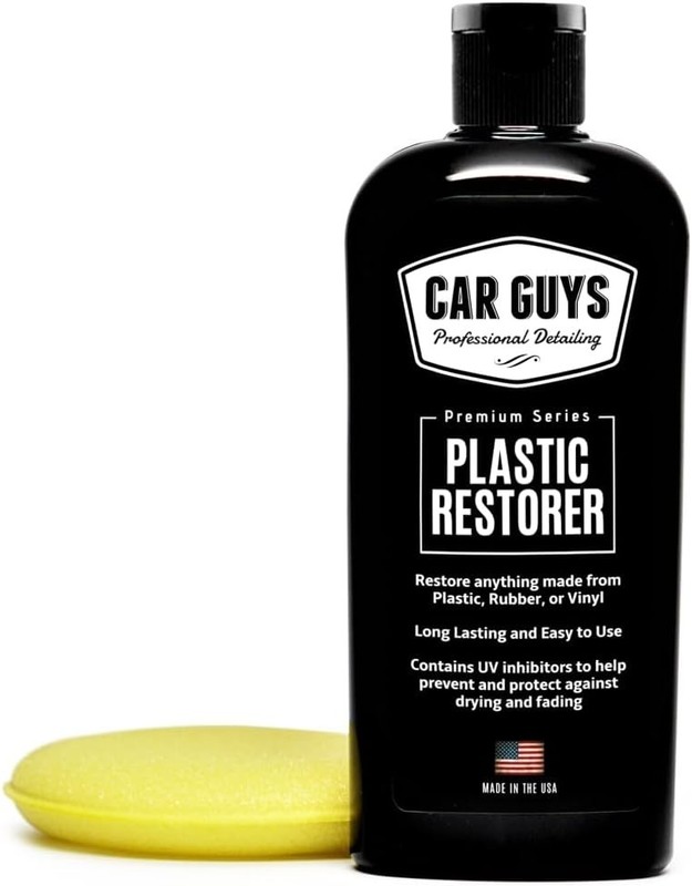 Plastic Restorer 8 Oz Kit Foam Applicator Trim Restorer Rubber Vinyl gallery