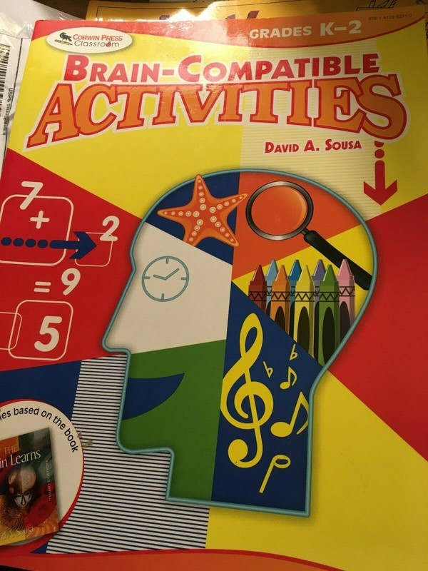 Brain-Compatible Activities Book, Elementary Grades K-2 Lots of Fun! Great Gift!
