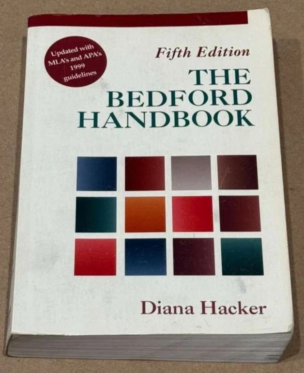 The Bedford Handbook Fifth Edition – Diana Hacker