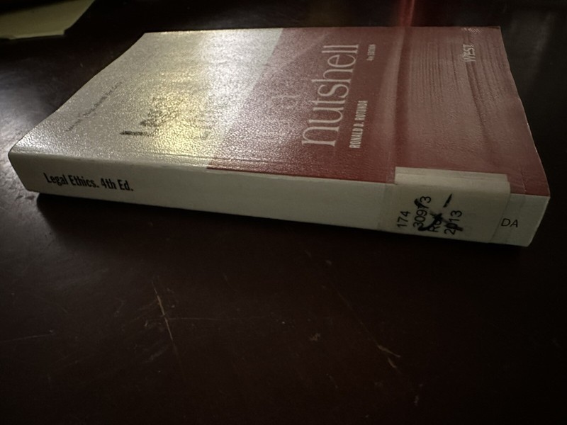 Legal Ethics in a Nutshell Paperback Ronald D. Rotunda gallery