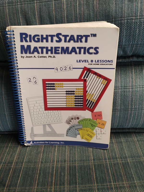 RightStart Mathematics Level B Lessons Cotter Right Start For Home Educators