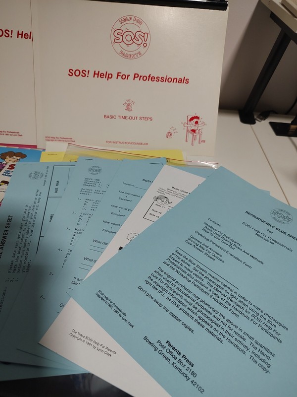 SOS Help For Parents Professionals Kit - Cassette Tape Manuals Books Worksheets gallery