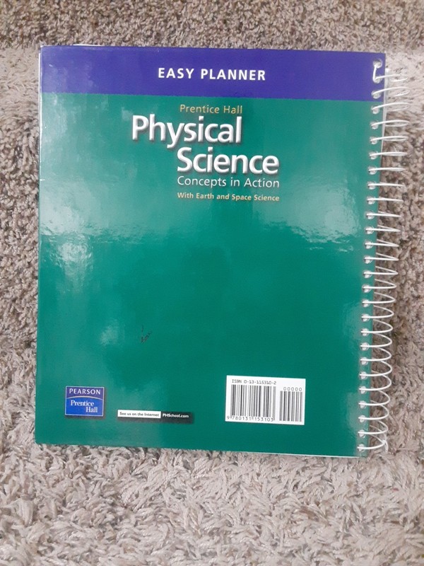 Easy Planner Prentice Hall Physical Science Concepts In Action Pearson gallery