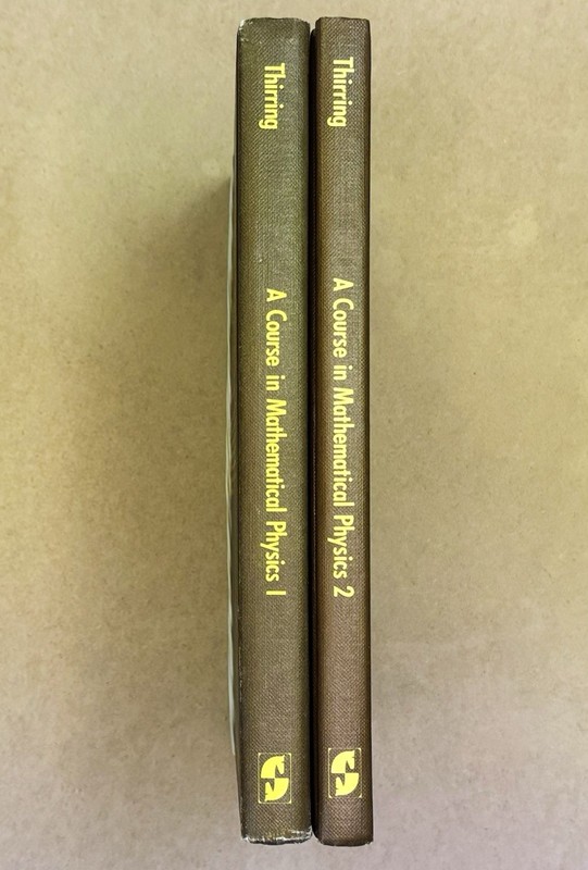 LANL Explosives Expert Copy! Course in Mathematical Physics Vol 1 & 2 Thirring