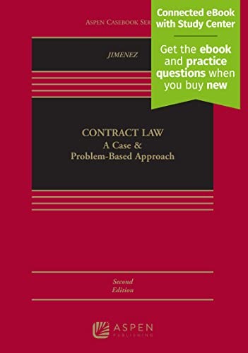 Contract Law: A Case and Problem Ba…, Jimenez, Marco