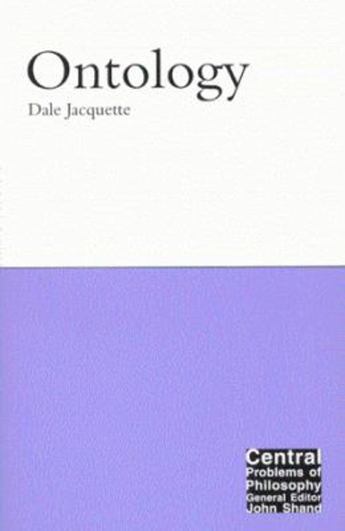 Ontology Paperback Dale Jacquette