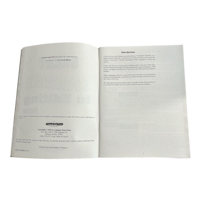 Great Explorations In Editing Volume 1 Teacher Book 7th-9th Grade Skills M2 01 gallery