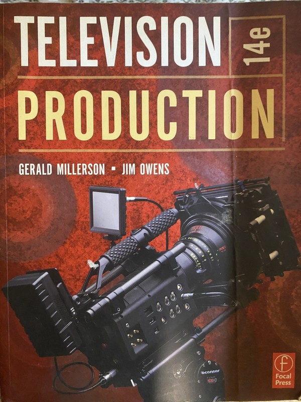 14th Edition Television Production Hardcover Millerson Gerald Very Good