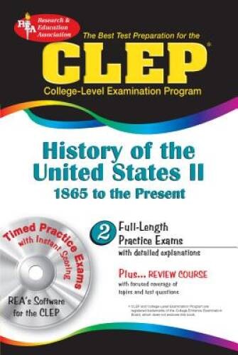 CLEP History of the United States II w/CD (REA) - The Best Test Prep for - GOOD