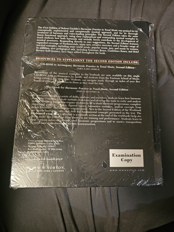 Harmonic Practice in Tonal Music 2e..., Gauldin, Robert EXAMINATION COPY gallery