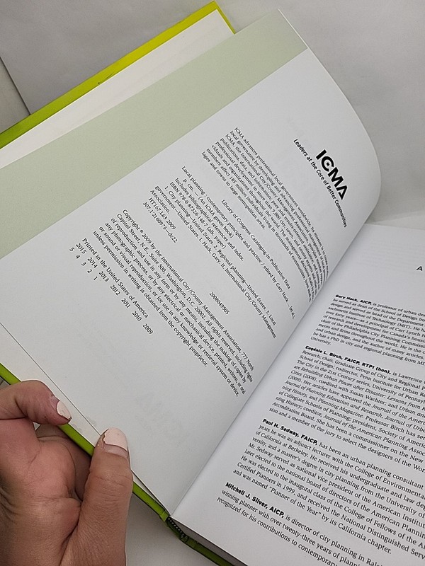 Local Planning Contemporary Principles and Practice Gary Hack ICMA Green Book gallery