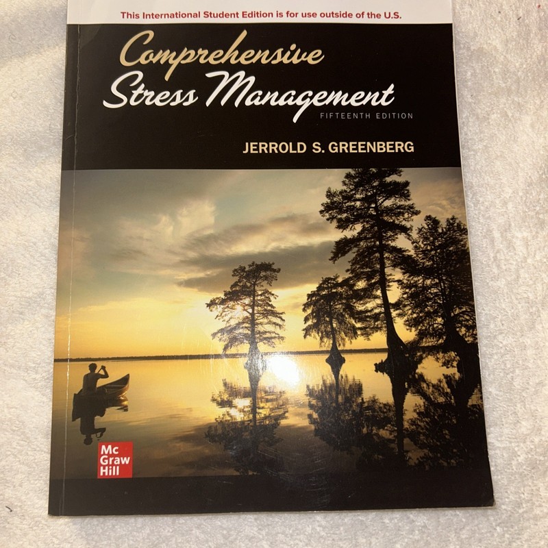 Comprehensive Stress Management McGraw Hill 15th Ed Greenberg Paperback NEW