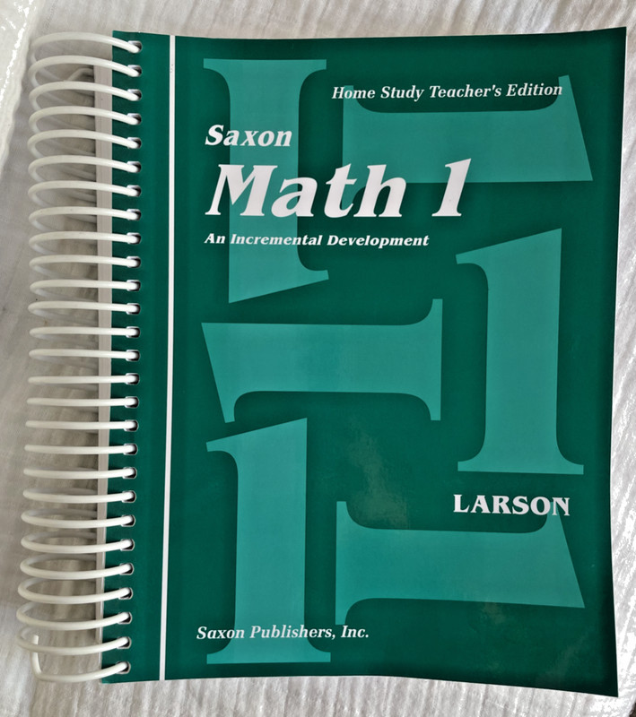 Saxon Math 1 – An Incremental Development: Home Study Teachers Edition