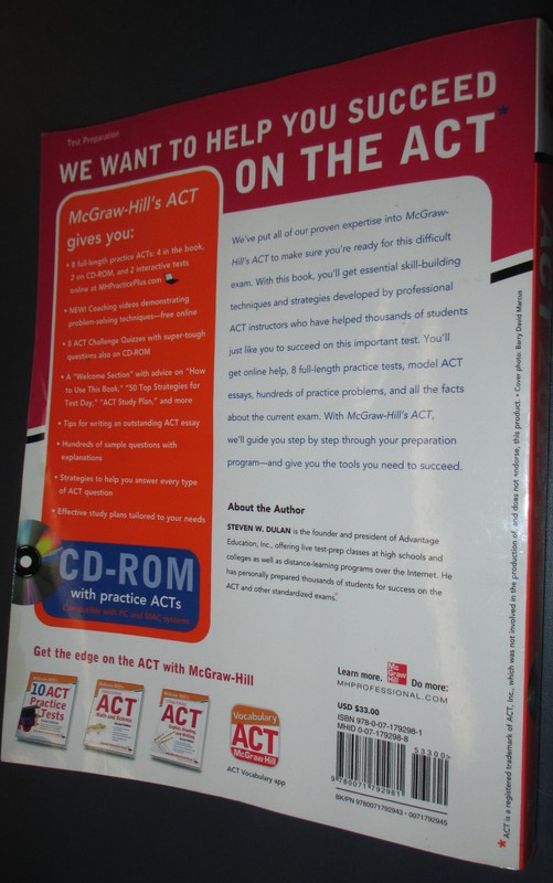 ACT 2013 by Steven Dulan (2012, CD-ROM / Paperback)