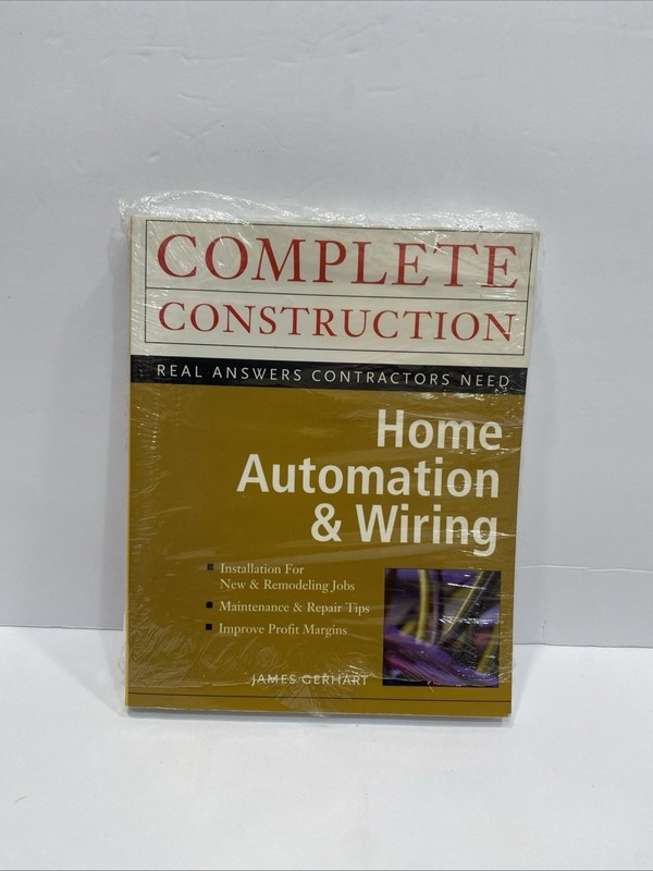 Home Automation and Wiring Paperback James Gerhart