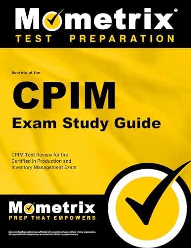 CPIM Exam Secrets – Paperback, by Mometrix Inventory Management – Very Good