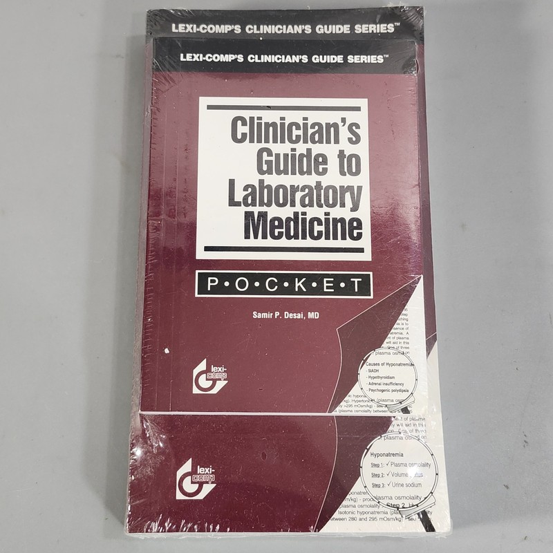 Lexi-Comps Clinicians Guide Laboratory Medicine Pocket Practical Approach Books