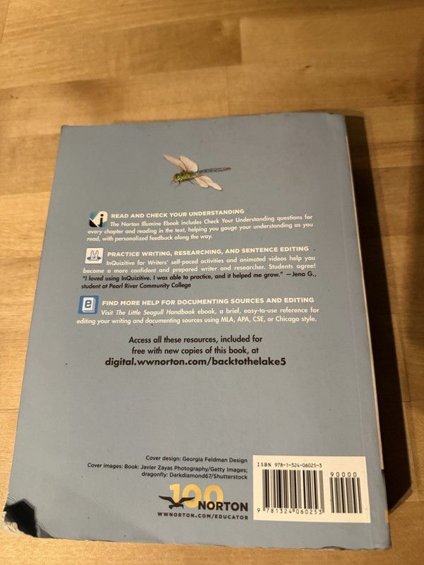 Back to the Lake : with Access Code by Thomas Cooley 5th Edition See Description gallery