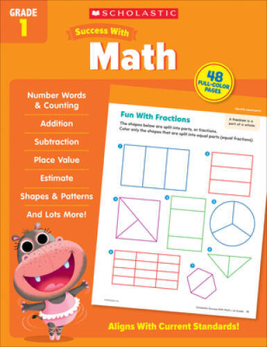 Scholastic Success with Math Grade 1 – Paperback – GOOD