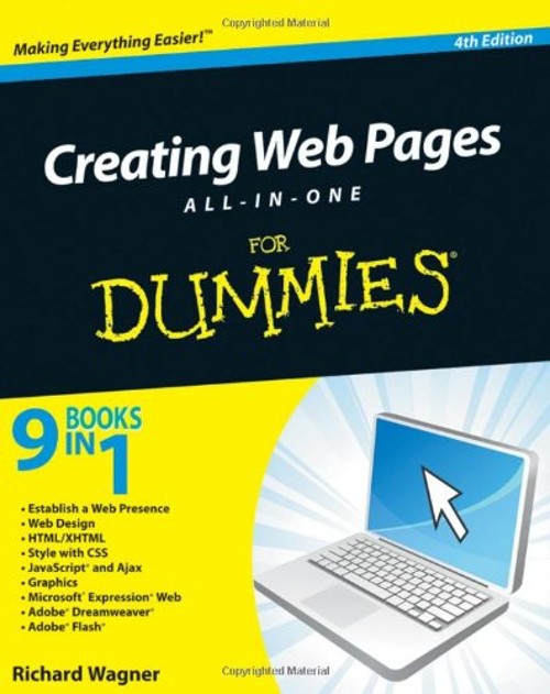 Creating Web Pages All-In-One for Dummies Paperback Richard Wagne