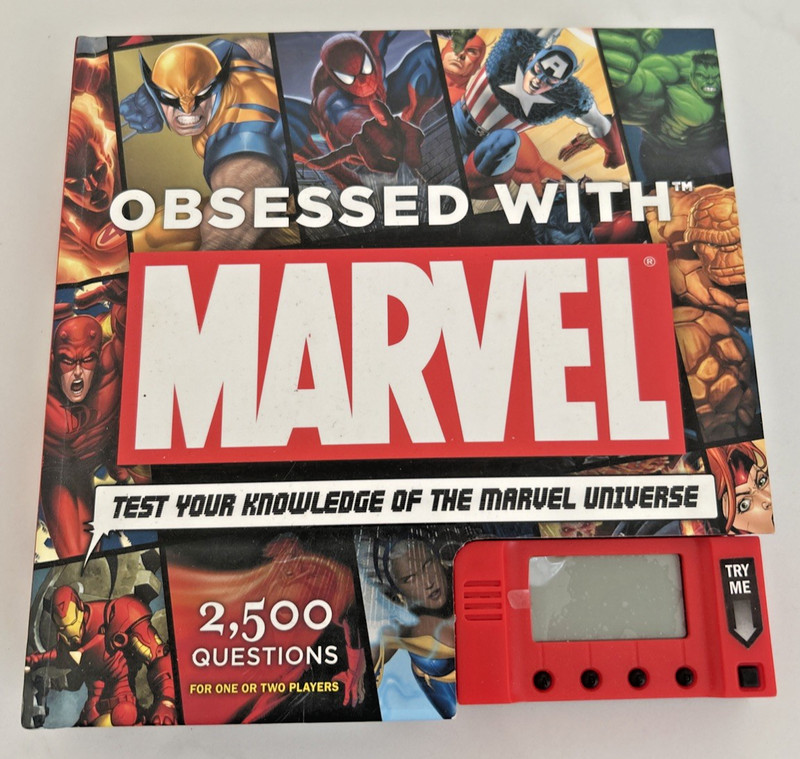Obsessed With Marvel by Peter Sanderson Test your Knowledge about the Universe!!