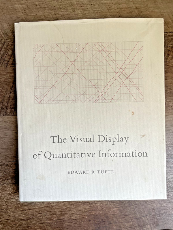 The Visual Display of Quantitative Information, 1993 13th Print, HCDJ, E. Tufte