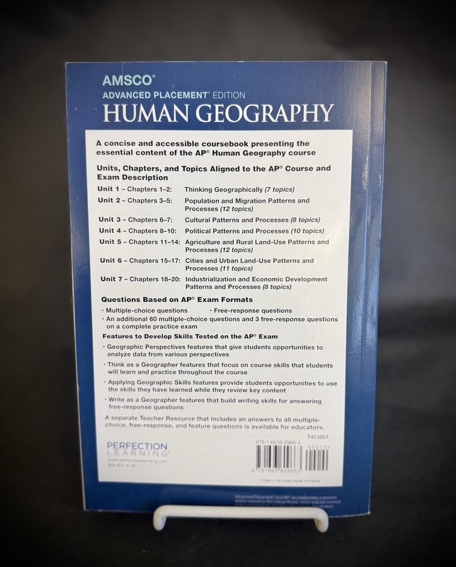 Advanced Placement (AP) Human Geography - 2nd Edition AMSCO Publication gallery