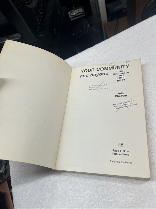 Your Community And Beyond An Information And Action Guide Julia Cheever 1975 gallery