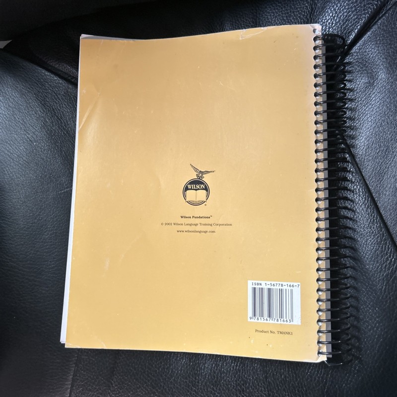 Fundations Teacher's Manual K-1, by Barbara A. Wilson 2006 spiral bound Acceptab gallery