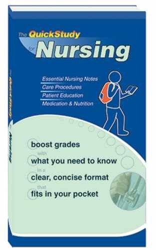 Nursing (Quick Study Booklet) – Paperback, by BarCharts Inc. – Very Good c