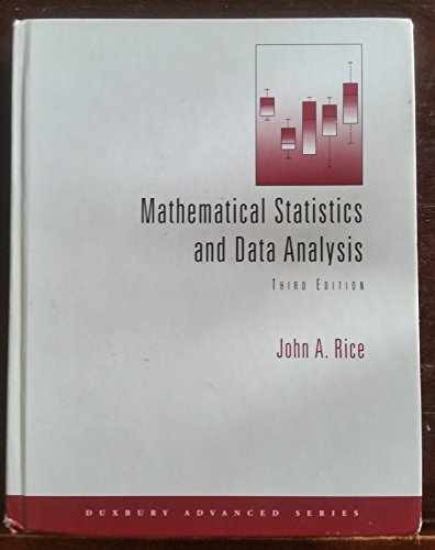 Mathematical Statistics and Data – Hardcover, by Rice John – Acceptable k