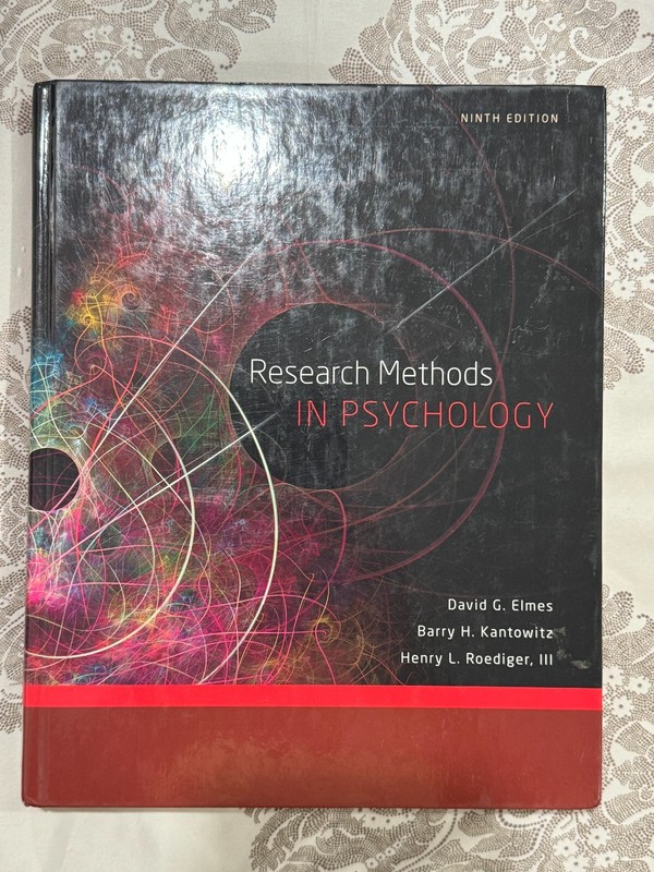 Research Methods in Psychology 9th Edition, C21-82165