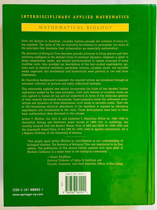 Interdisciplinary Applied Mathematics Ser.: Geometry of Biological Time by... gallery